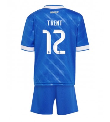 Real Madrid Alexander-Arnold #12 Tredjeställ Barn 2025-26 Kortärmad (+ Korta byxor)